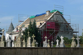 Ancien presbytère à Weiler-la-Tour - Monument National : Réfection de la toiture